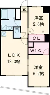 中今泉ヴィラージュマンション【6階】の間取り