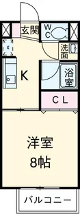 サープラスワン カサ フォンタナ【2階】の間取り