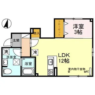 クレストJ【1階】の間取り
