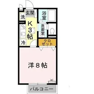 メゾン ラ トゥール A棟【1階】の間取り