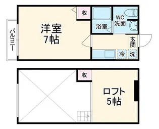 Stable三条大宮【2階】の間取り