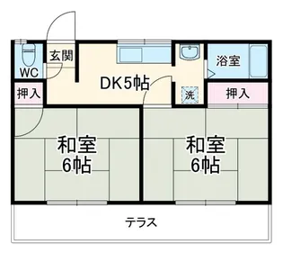 グリーンコート相沢【1階】の間取り