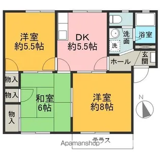エトワール【1階】の間取り