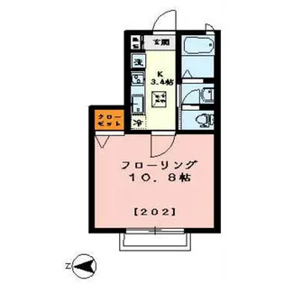 MKハイツ【2階】の間取り