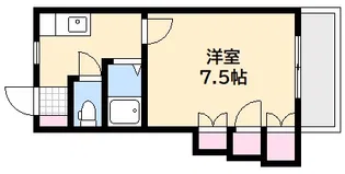 グリーンパーク大芝【4階】の間取り