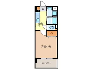 ブルースカイマンションX【1階】の間取り