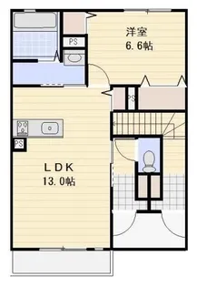 ファミールプレミア【1階】の間取り