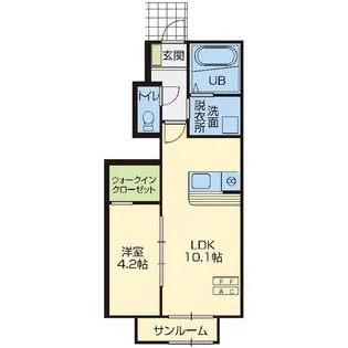 Nライフ【1階】の間取り