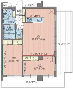 プレジオ北綾瀬ASIAN【4階】の間取り