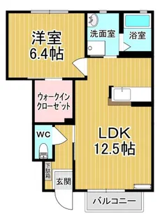 グラフィアスI【1階】の間取り