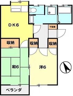 T-net ハイツりよ【2階】の間取り
