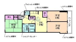 グランディール曽根【3階】の間取り