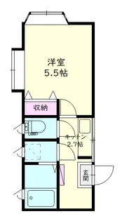 クレセントプレシャス【1階】の間取り