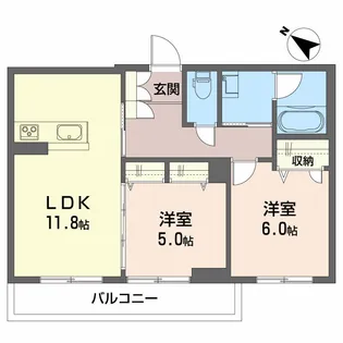 べレオ シャトノワール【3階】の間取り