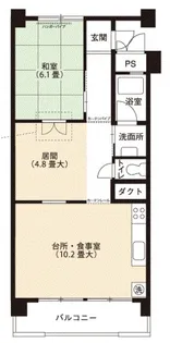 愛知県名古屋市北区尾上町【マンション】の間取り