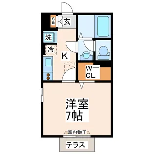 フォルトゥーナ【1階】の間取り