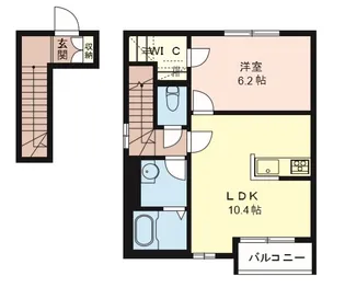 Wood Land Hill【2階】の間取り