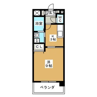 キチーム津田沼【1階】の間取り