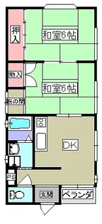 レジデンス古田 101号室【1階】の間取り