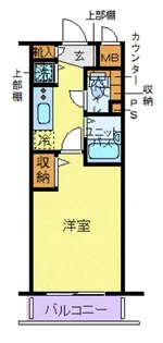 トーシンフェニックス五反田【5階】の間取り