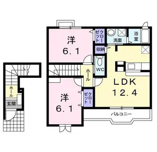 サンリット イースト I番館【2階】の間取り