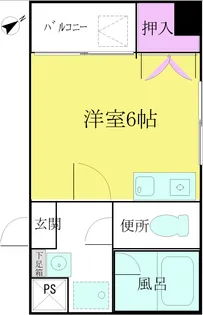 オランダ坂下ビル【2階】の間取り