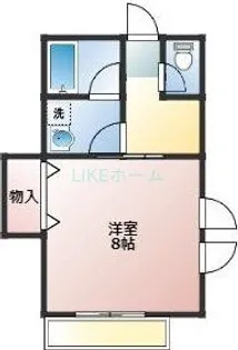 パーム夏見台【1階】の間取り