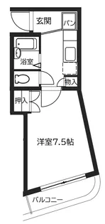 アーバンハイツ向山【4階】の間取り