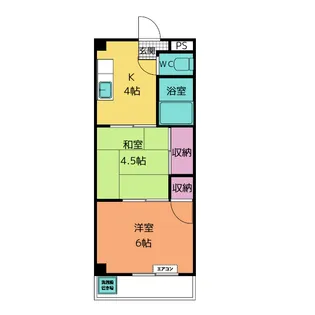 サンセット77【2階】の間取り