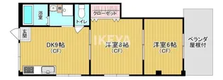 久野ハイツ【3階】の間取り