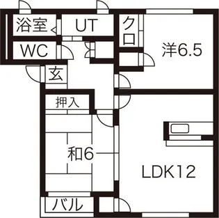 プラセール A棟【2階】の間取り
