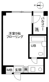 ハウゼティクルス【3階】の間取り