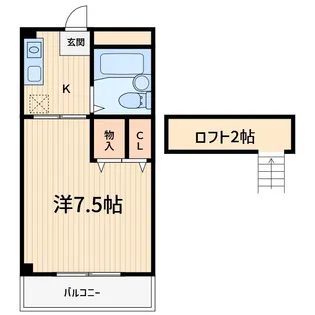 M&K【3階】の間取り