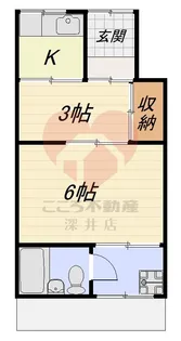 大阪府堺市北区中長尾町2【一戸建】の間取り