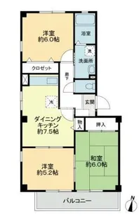 フォブール加茂【3階】の間取り