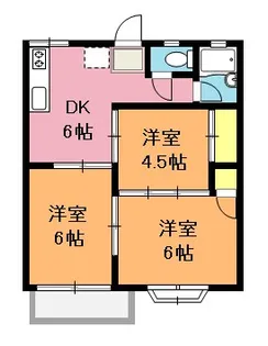 カーサ上尾本町【2階】の間取り
