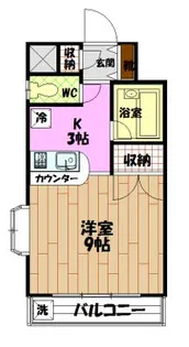 山美第二ビル【3階】の間取り