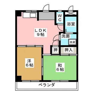 グランドヒルズ森【3階】の間取り