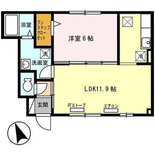 K-haus B【1階】の間取り