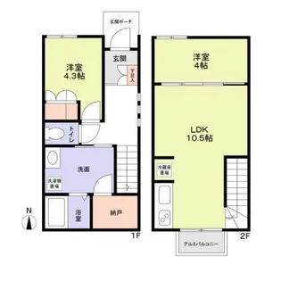 Azalea境南町の間取り