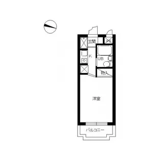 スカイコート横浜大口第2【3階】の間取り