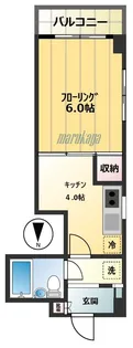 アドバンス1号館【2階】の間取り