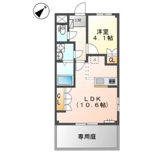 グランドステージ雅【1階】の間取り