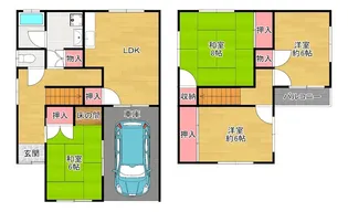 大阪府枚方市茄子作3【一戸建】の間取り