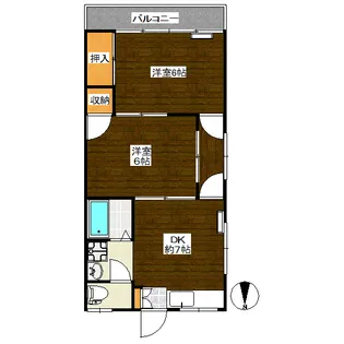 藤香ハイツ【2階】の間取り