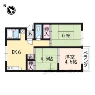プレジール幸2【1階】の間取り