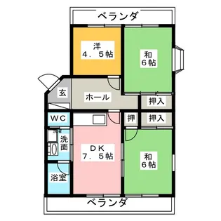 メゾンド ロイヤル【2階】の間取り