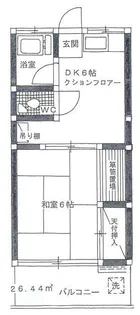 コーポ保谷【2階】の間取り