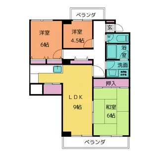 プレミアコートクレア【2階】の間取り