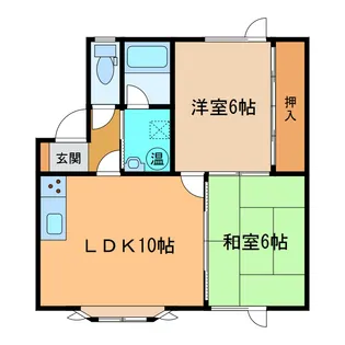 フレグランスルームA【1階】の間取り